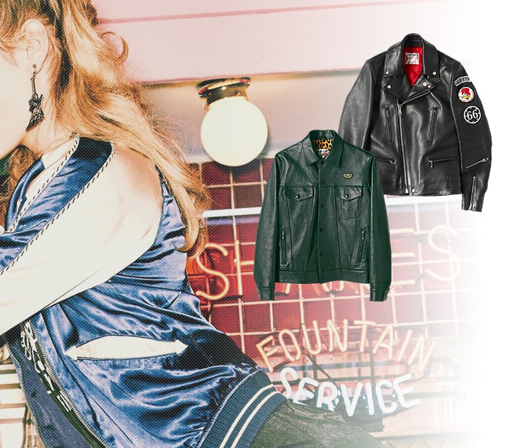 HYSTERIC GLAMOUR×LEWIS LEATHERS(ヒステリックグラマー×ルイス 