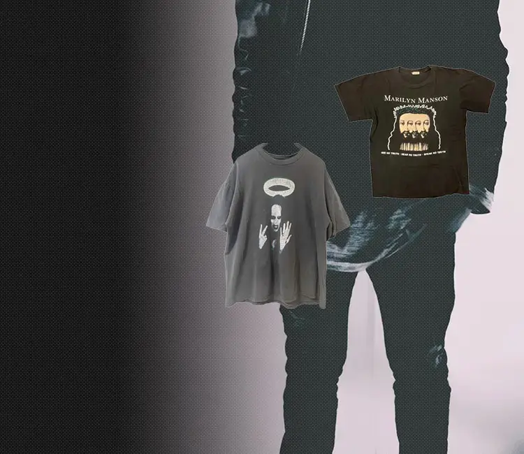 マリリンマンソン vintage ビンテージ tシャツ 楽天市場】90s VINTAGE TEE Marilyn Manson 