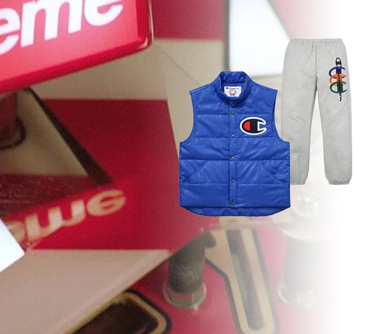 シュプリーム チャンピオンコラボ スタジャン （Supreme×Champion 