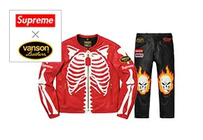 Supreme×vanson(シュプリーム×バンソン)