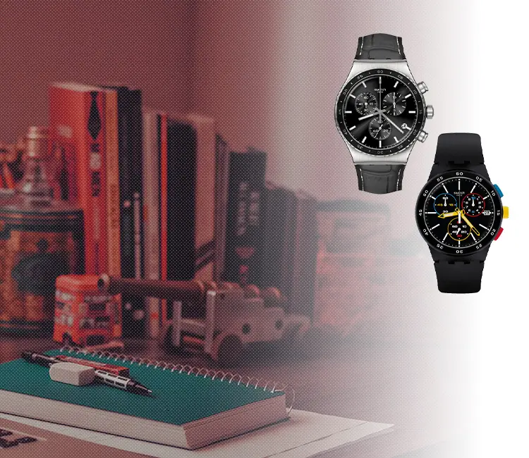 腕時計 スウォッチ Swatch スウォッチクロノのコレクターズアイテム 山 