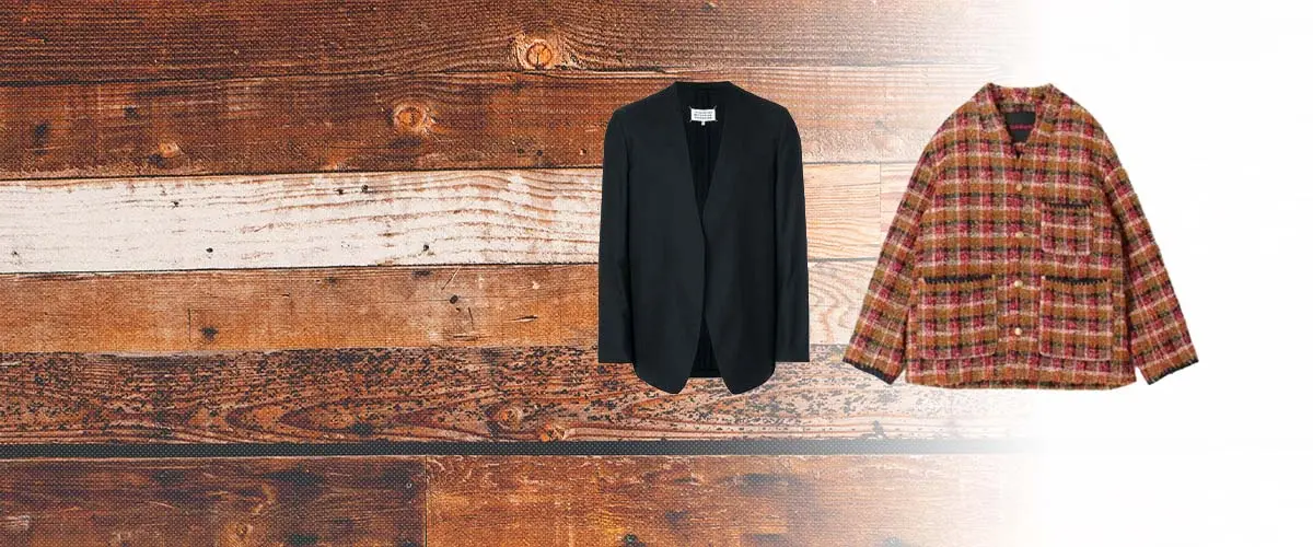 ノーカラージャケット