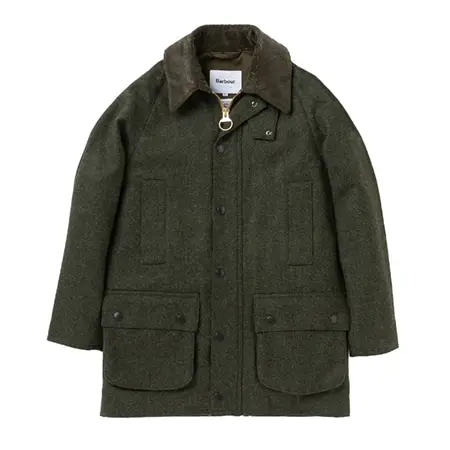 Barbour(バブアー) 2019AW BEAUFORT W/B PLAIN ビューフォート ウィリアムブリス SMB0177 グリーン