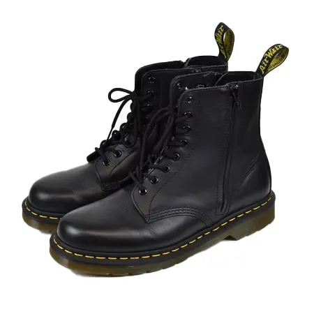 Dr.Martens(ドクターマーチン)×Yohji Yamamoto(ヨウジヤマモト) ダブルサイドジップ8ホールブーツ