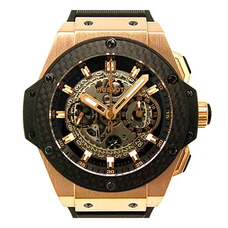 HUBLOT(ウブロ) キングパワー ウニコゴールド ラバーベルト 701.OQ.0180.RX