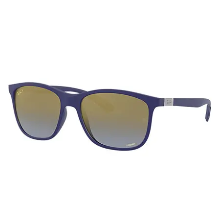 Ray-Ban(レイバン) ポラライズドブルーミラーゴールドグラディエント RB4330CH 6015J0 56-17 サンドブルー