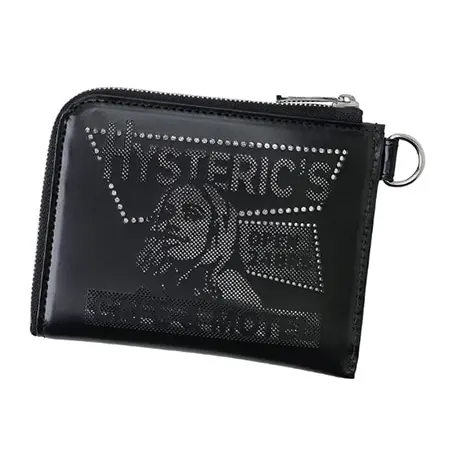 HYSTERIC GLAMOUR(ヒステリックグラマー)×PORTER(ポーター)17AW CAFE＆MOTEL PUNCHING MULTIウォレット