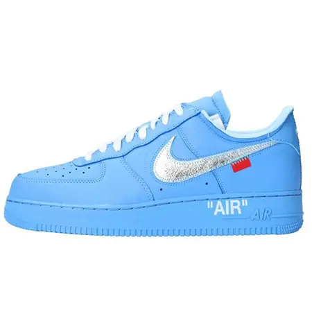 OFF-WHITE(オフホワイト)×NIKE(ナイキ)19SS AIR FORCE 1 LOW MCA BLUE-WHITE