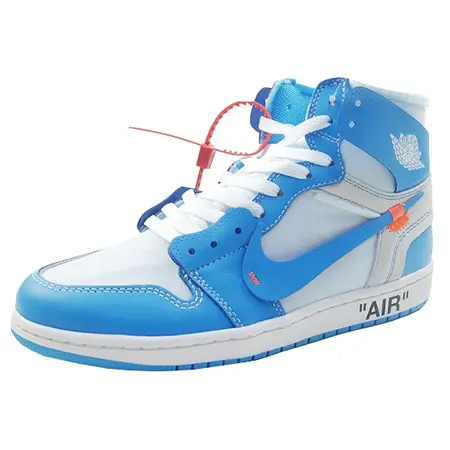 OFF-WHITE(オフホワイト)×NIKE(ナイキ)18SS AIR JORDAN 1 NRG RETRO HIGH OG WHITE/CONE/DARK POWDER BLUE