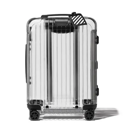 RIMOWA(リモワ)×OFF-WHITE(オフホワイト)18SS TRANSPARENT LUGGAGE Essential model 透明スーツケース 37L