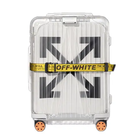 RIMOWA(リモワ)×OFF-WHITE(オフホワイト)18SS Essential See Through White 透明スーツケース 36L