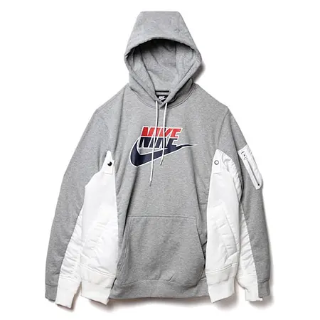 sacai(サカイ)×NIKE(ナイキ)Men’s Hoodie Bonjour