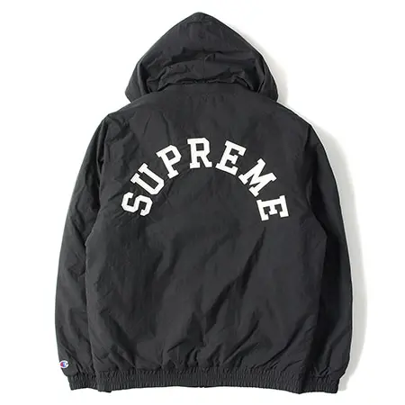 Supreme(シュプリーム)×Champion(チャンピオン)15AW Puffy Jacket パフィージャケット BLACK