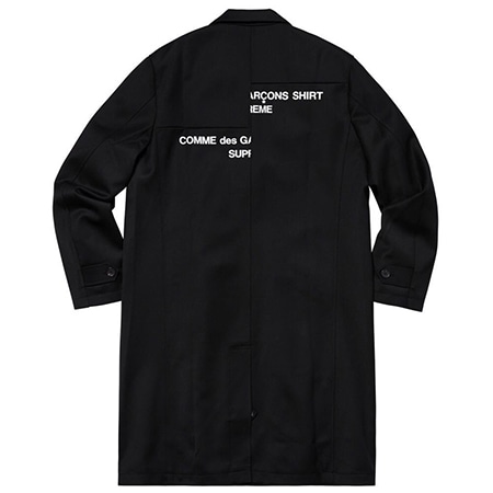 Supreme(シュプリーム)×Comme des Garcons SHIRT(コムデギャルソンシャツ)18AW Wool Overcoat