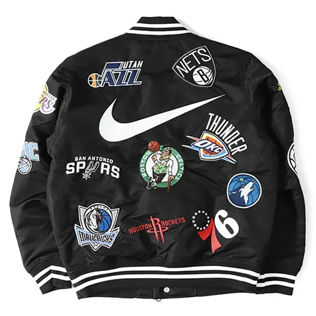 Supreme(シュプリーム)×NIKE(ナイキ)18SS NBA Teams Satin Warm-Up Jacket