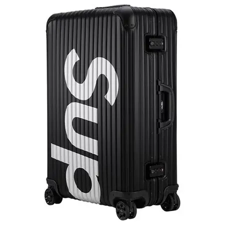 Supreme(シュプリーム)×RIMOWA(リモワ)18SS Topas Multiwheel 82L スーツケース BLACK