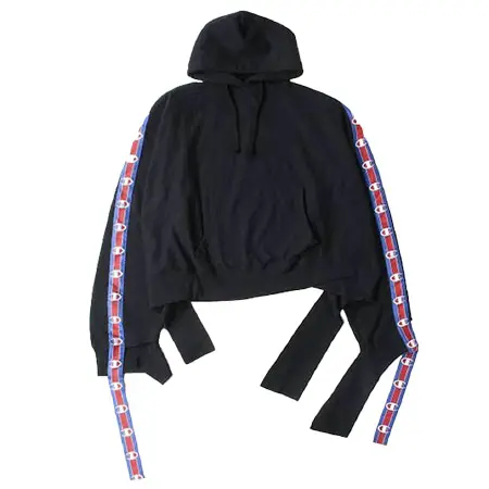 VETEMENTS(ヴェトモン)×Champion(チャンピオン)17SS In Progress Hoodie with Tape