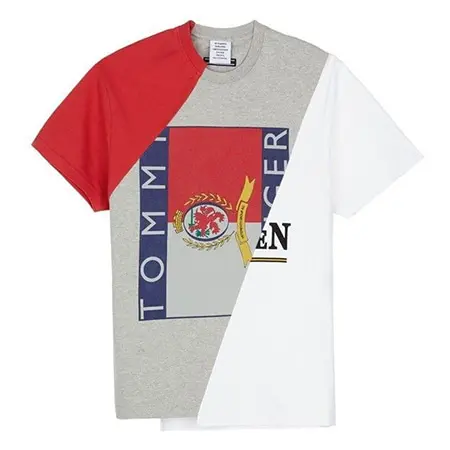 VETEMENTS(ヴェトモン)×TOMMY HILFIGER(トミーヒルフィガー)18SS 香港限定 再構築Tシャツ