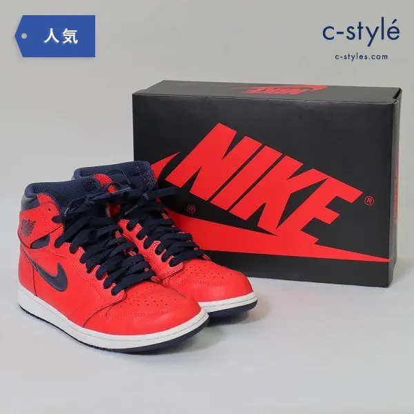 NIKE AIR JORDAN 1 ナイキ エアジョーダン1 レトロ ハイ OG 26.5cm 555088-606 LIGHT CRIMSON