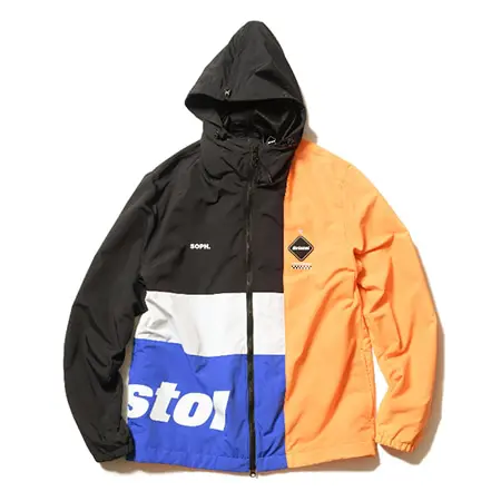 F.C.Real Bristo(エフシーレアルブリストル) COLOR BLOCK SEPARATE PRACTICE JACKET BLACK