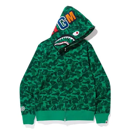 A BATHING APE(アベイシングエイプ) BAPE STORE 渋谷 10th シャークパーカー カモ柄