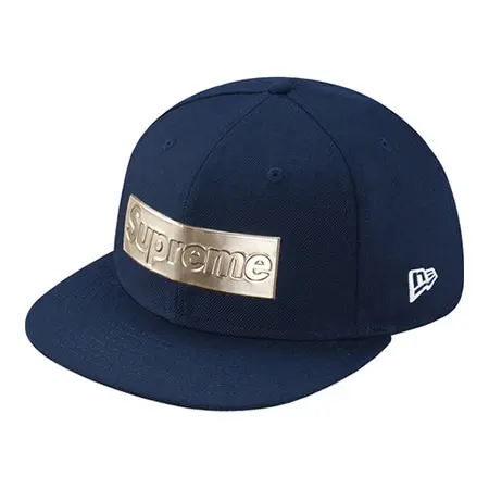 New Era(ニューエラ)×Supreme(シュプリーム)16SS Metallic Box Logo キャップ