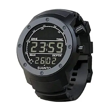 SUUNTO(スント) ブラック エレメンタム アクア ラバーストラップ デジタル