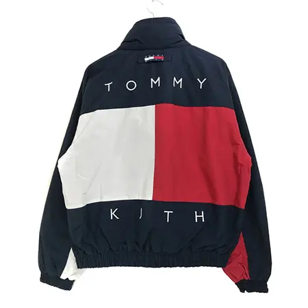 TOMMY HILFIGER(トミーヒルフィガー)×KITH NYC COLORBLOCK JACKET リバーシブルナイロンジャケット