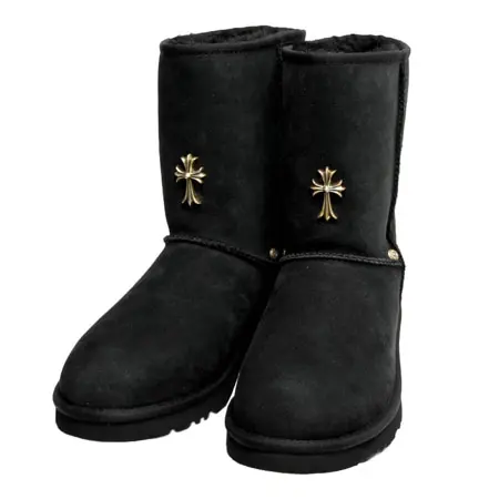 UGG(アグ)×CHROME HEARTS(クロムハーツ) カスタムムートンブーツ