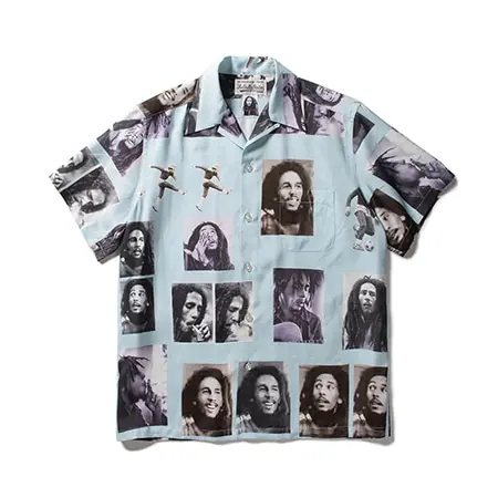 WACKO MARIA(ワコマリア)BOB MARLEY HAWAIIAN SHIRT アロハシャツ