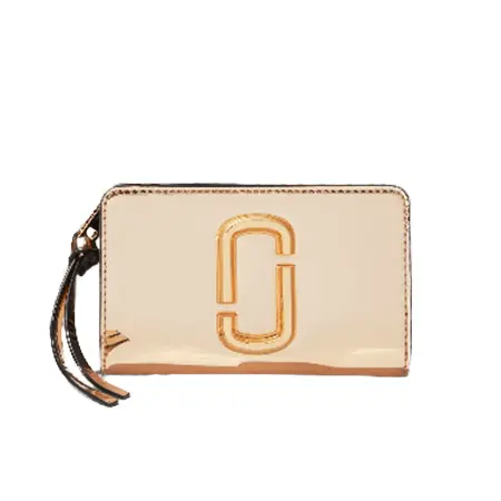 MARC JACOBS(マークジェイコブス) Gg Snapshot Compact Wallet GOLD