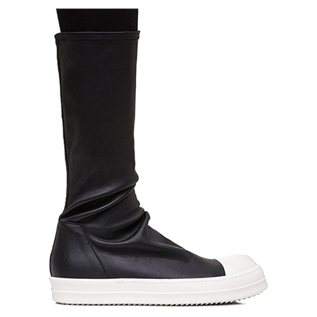 Rick Owens(リックオウエンス) 19AW SOCK SNEAKERS IN BLACK STRETCH LAMB LEATHER