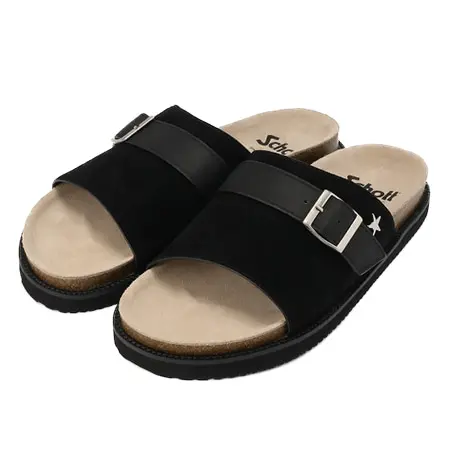 Schott(ショット) LEATHER MOULDED SANDAL/レザー モールデッド サンダル BLACK