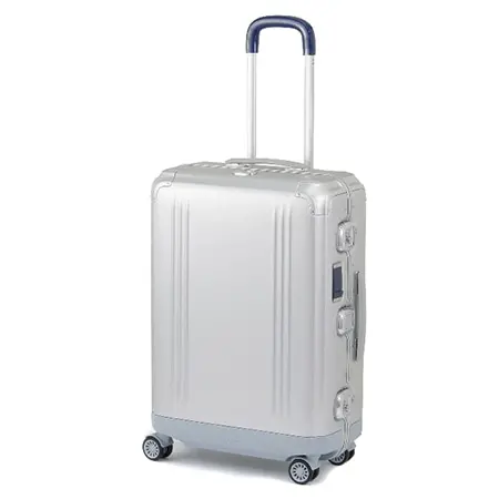 ZERO HALLIBURTON(ゼロハリバートン) Pursuit Aluminum 26″ Checked Travel Case SILVER