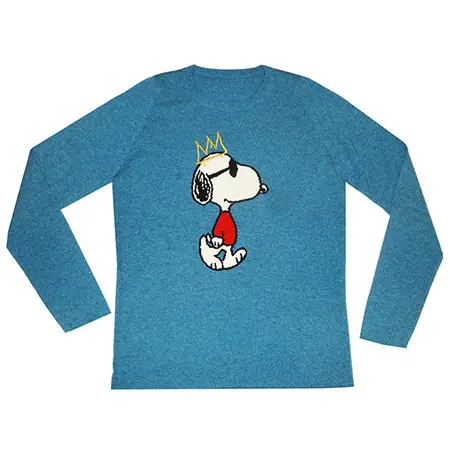 lucien pellat-finet(ルシアン ペラフィネ)×PEANUTS(ピーナッツ) スヌーピー Cashmere Sweater