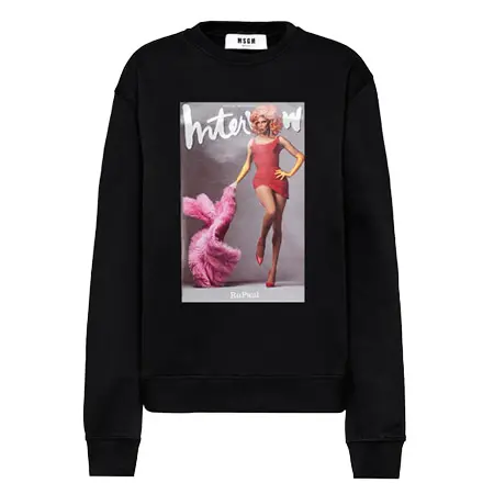 MSGM(エムエスジーエム) X INTERVIEW SWEATSHIRT MSGM