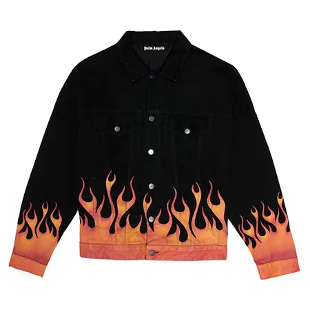 Palm Angels(パームエンジェルス)FLAMES DENIM JACKET