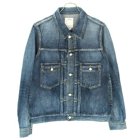 Visvim(ビズビム)SS 101 JKT DRY DMGD-1000 ブルー