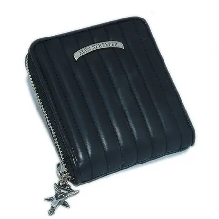 ALEX STREETER(アレックスストリーター) GOATHEAD ZIP AROUND WALLET STRIPE STITCH