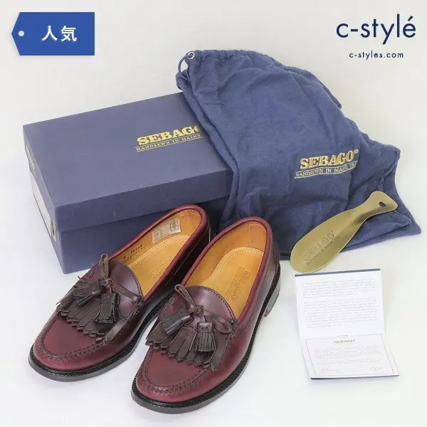 SEBAGO(セバゴ) タッセルローファー 26.0cm 箱付き WESTBROOK KILT TASSEL B172003 シューズ