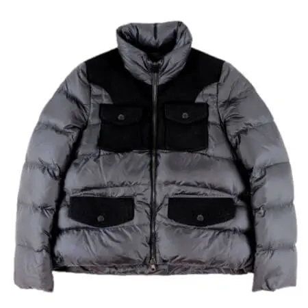 MONCLER Y(モンクレールY) 2014-15AW カプセルコレクション KIKU ウール切替 ナイロンダウンジャケット