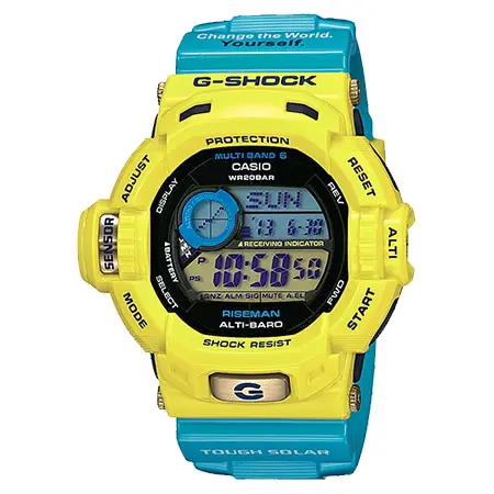 G-SHOCK(Gショック) ライズマン GW-9201KJ-9JR イエロー×ブルー アイサーチ・ジャパン