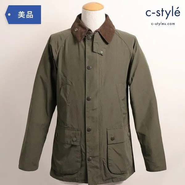 BARBOUR バブアー Bedale SL 別注 ピーチスキン ノンワックス カーキ ビデイル ジャケット 36