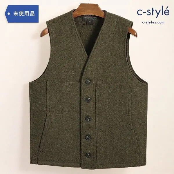 FILSON フィルソン MACKINAW WOOL VEST マッキーノ ウールベスト グリーン S(US)