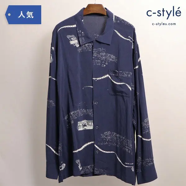 Porter Classic ポータークラシック ALOHA LONG SHIRT アロハ ロング シャツ L