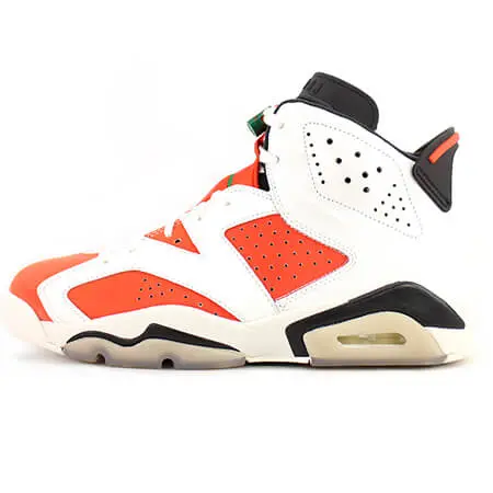 NIKE AIR JORDAN 6(ナイキ エアジョーダン6)  RETRO GATORADE SUMMIT WHITE/TEAM ORANGE-BLACK 384664-145