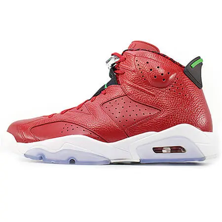 NIKE AIR JORDAN 6(ナイキ エアジョーダン6) RETRO SPIZIKE VARSITY RED/CLASSIC GREEN-BLACK-WHITE 694091-625