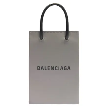 BALENCIAGA(バレンシアガ) ショッピング フォンホルダーバッグ anthracite / black