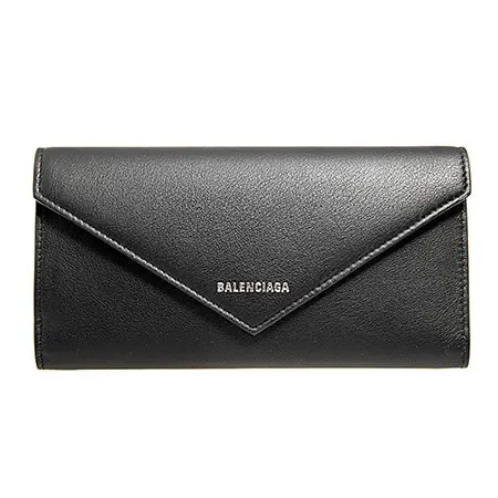 BALENCIAGA(バレンシアガ) ペーパー 長財布 499207 DLQ0N 1000 ノアール