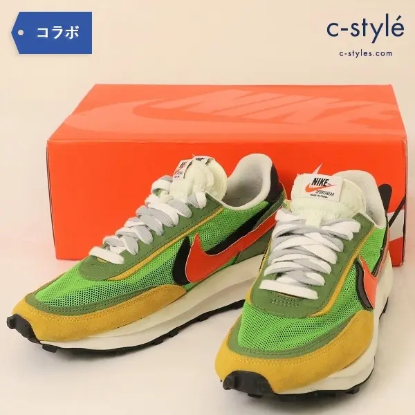 NIKE ナイキ x sacai サカイ LDV Waffle 26cm グリーン BV0073-300 外箱付 GREEN